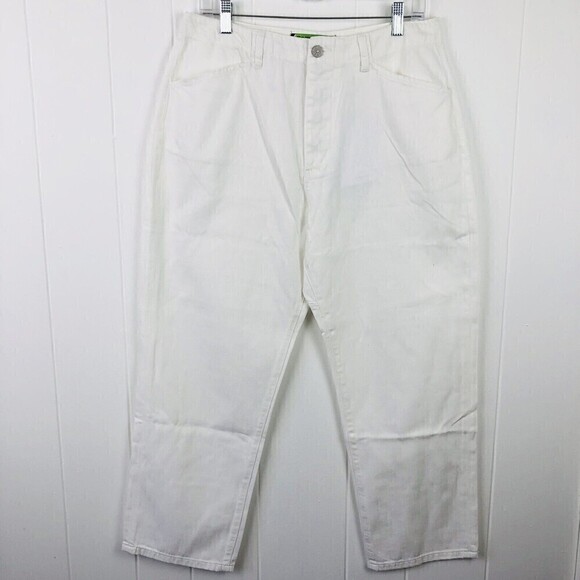 Sandrine Rose + Free People Wide Leg Ankle Jeans Button Fly Size 30 - Picture 1 of 11